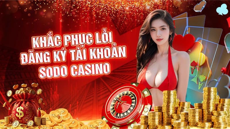khắc phục lỗi đăng ký tài khoản sodo casino